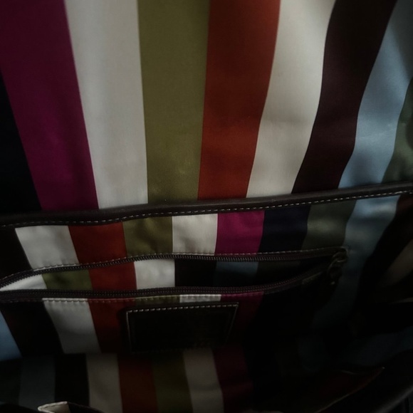 Vintage Rare Coach Handbag/Brown - Picture 9 of 12